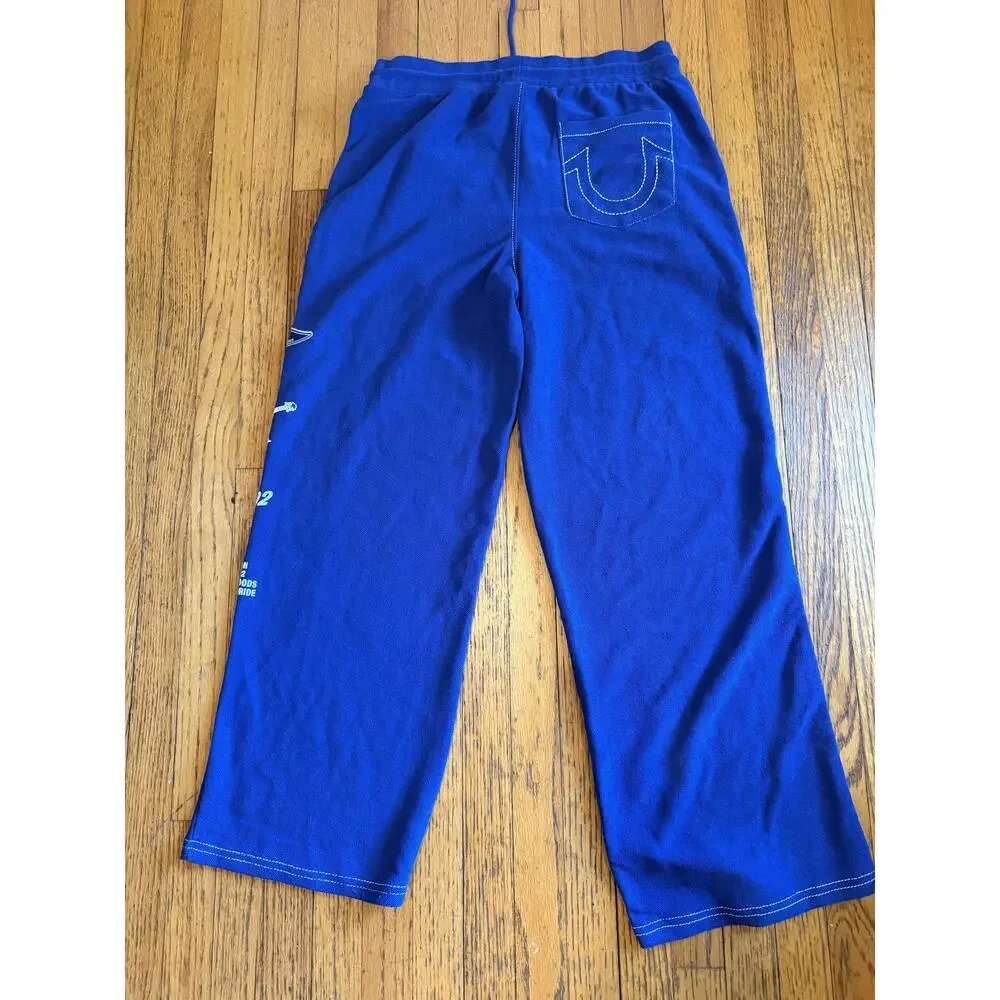 True Religion Mens Reverse Terry Baggy Sweatpants